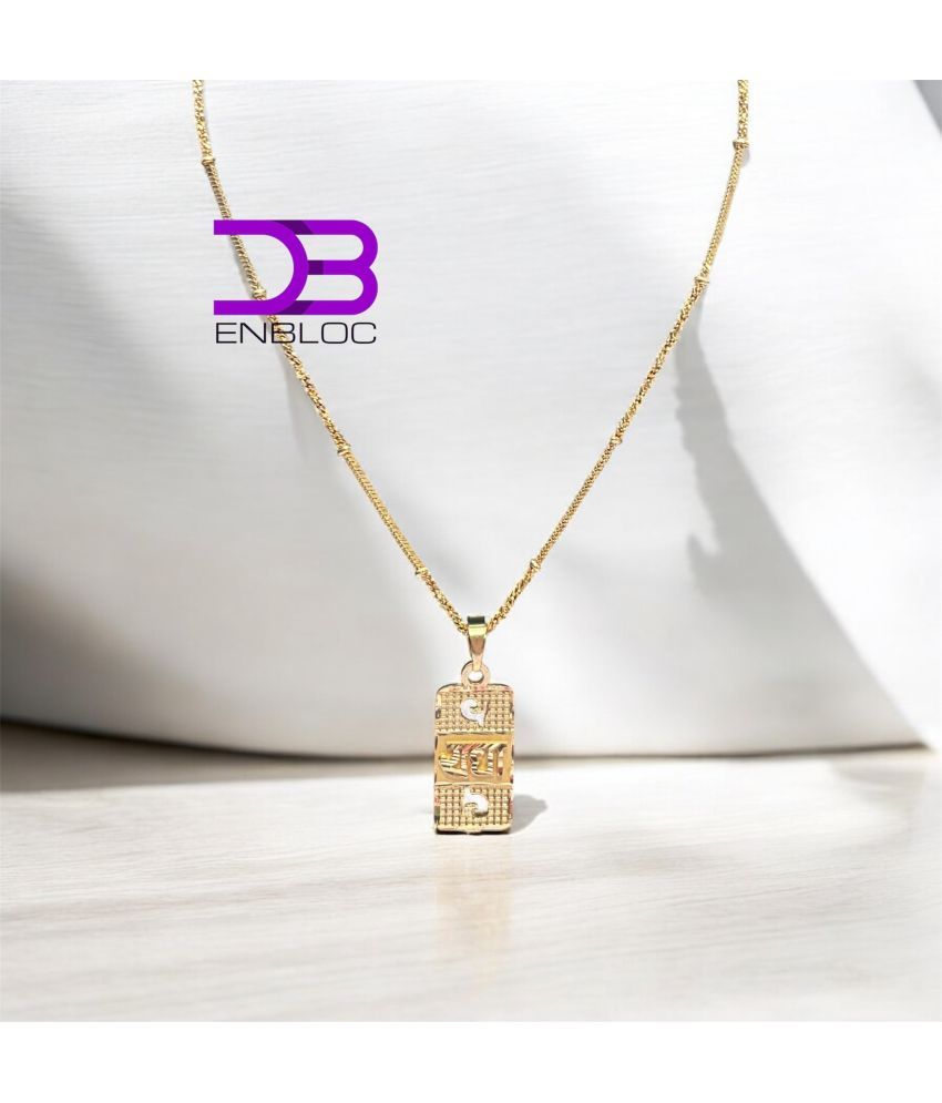     			db enbloc Gold Pendant set ( Pack of 1 )