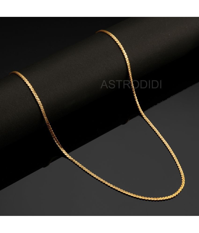     			Astrodidi Gold Plated Chain ( Set of 1 )