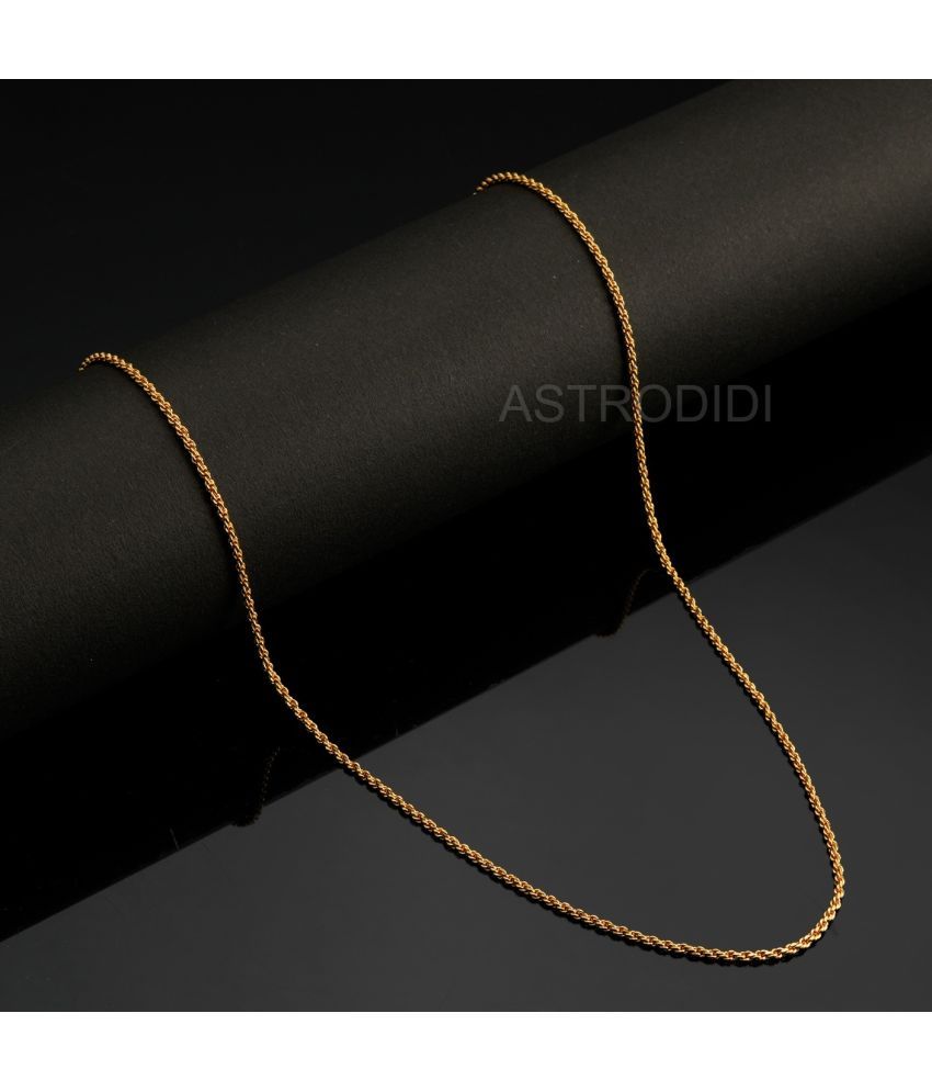     			Astrodidi Gold Plated Chain ( Set of 1 )