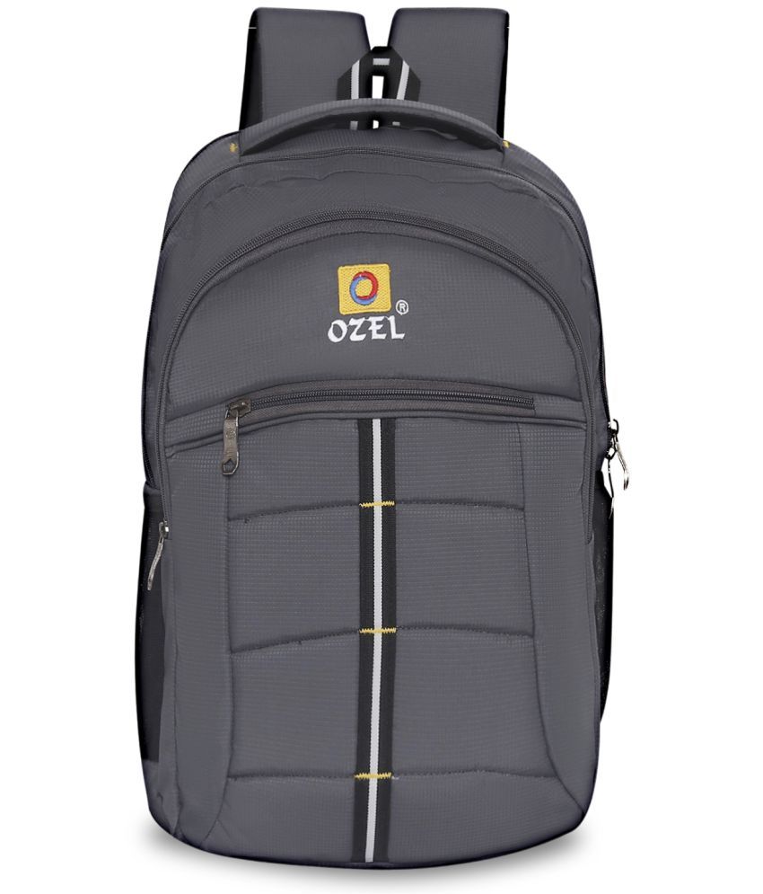     			Ozel Bag 40 Ltrs Canvas Backpack *For Boys & Girls ( Grey )