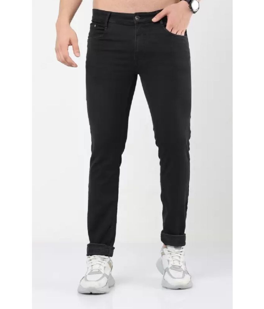     			POKHINDA Slim Fit Basic Men's Jeans - Black ( Pack of 1 )