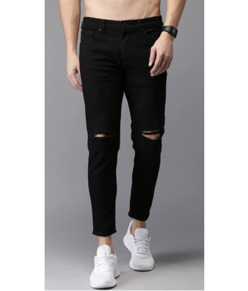     			POKHINDA Slim Fit Basic Men's Jeans - Black ( Pack of 1 )