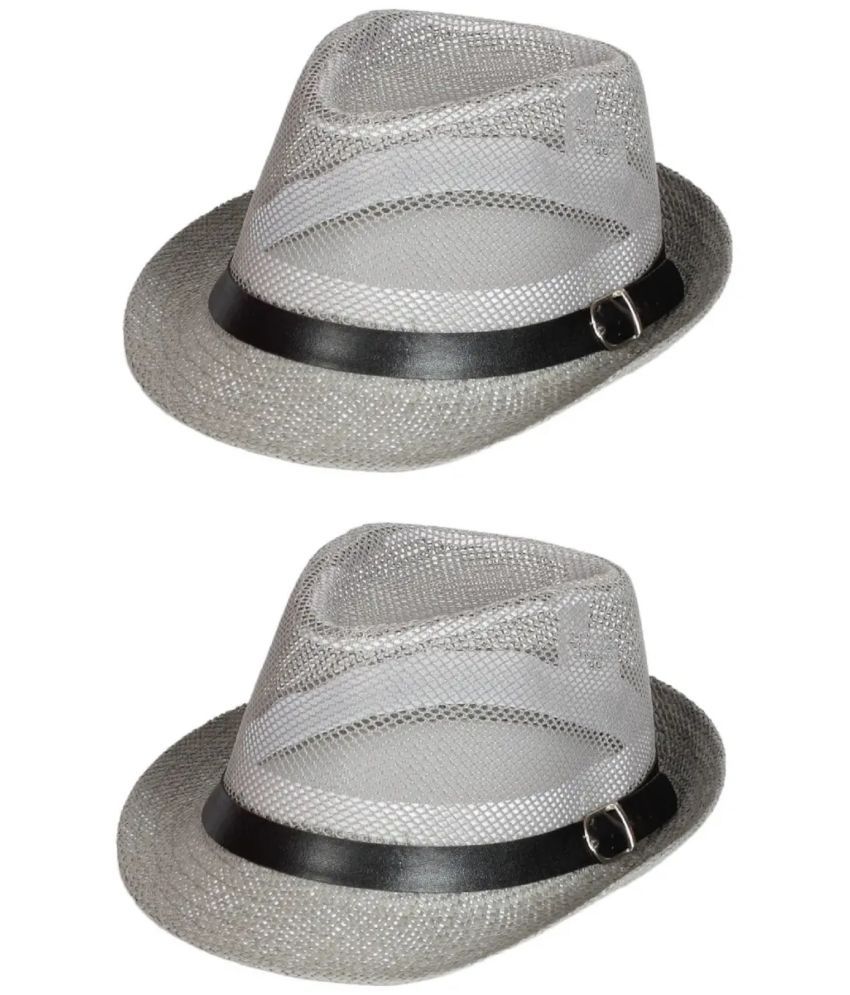     			Zacharias Pack of 2 Polyester Blend Men's Hat ( Grey )