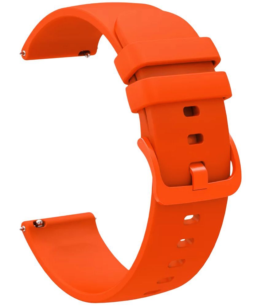     			ACM Watch Strap Silicone Belt 22mm compatible with Pebble Got Game Of Thrones Edition Smartwatch Color Hook Band Orange