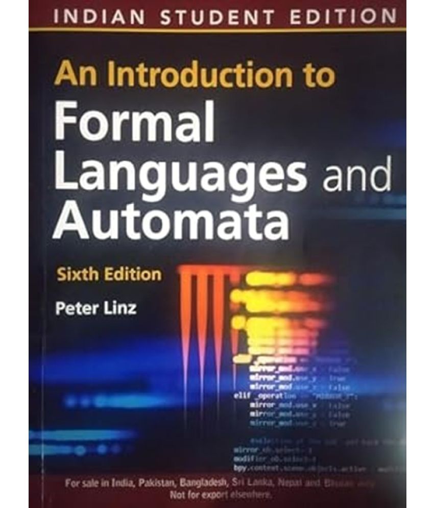     			An Introduction to Formal Languages and Automata, 6/e  (English, Paperback, Peter)