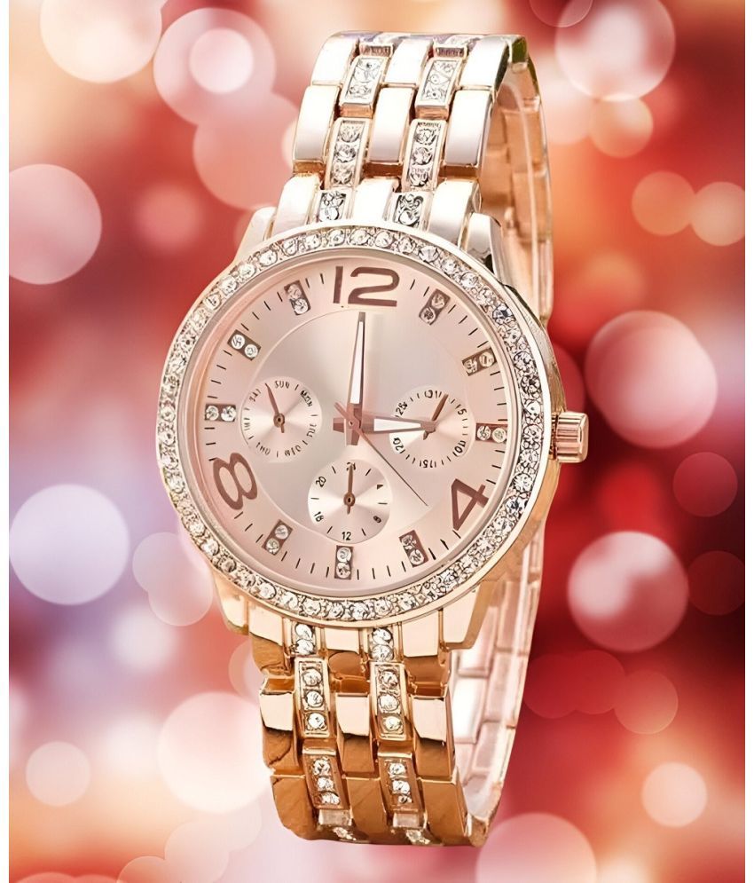     			DECLASSE Rose Gold Metal Analog Womens Watch