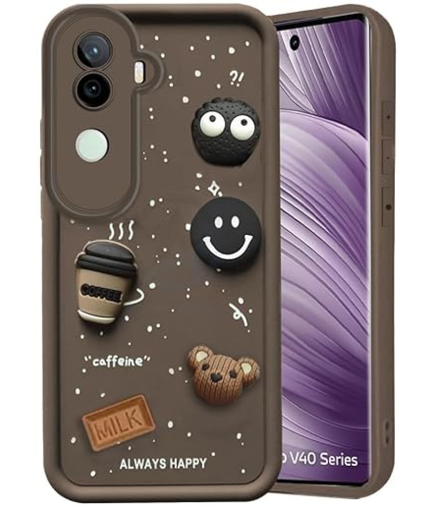     			Doyen Creations Plain Cases Compatible For Rubber Vivo V40e 5g ( )