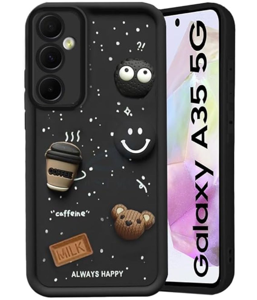     			Megha Star*** Plain Cases Compatible For Rubber Samsung Galaxy A35 5G ( )