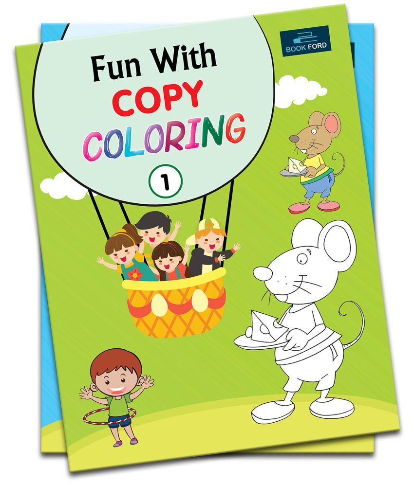     			Fun With Copy Coloring Book Part 1 Coloring Book For Kids (Paperback, BOOK FORD PUBLICATIONS)