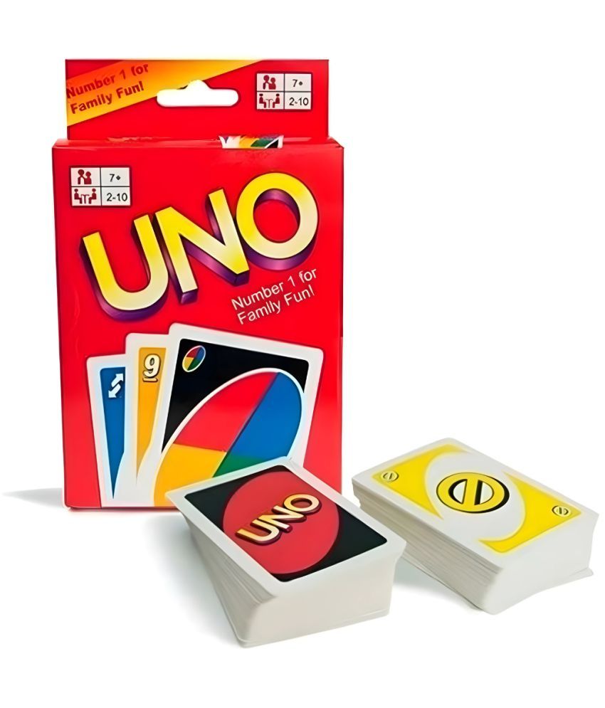     			Radhe Creation Plastic Uno Card Game, Indoor Games Card, Fast Uno Card, UNO Card, Family Fun Games, Family Uno Card Game, Kids Uno Card, Kids Uno Card Game, uno card game, plastic uno cards, Uno Playing Card Game For 7 Yrs And Above For Adult (108 Cards)