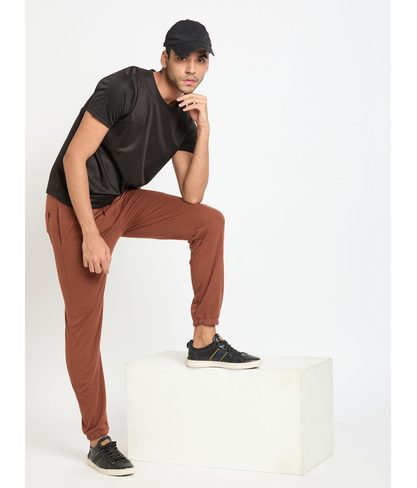     			Club York Brown Cotton Blend Men's Trackpants ( Pack of 1 )