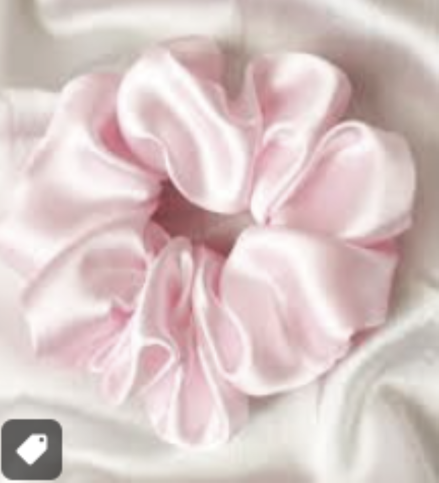     			Finesse Decor Light Pink Girls Scrunchie ( Pack of 1 )