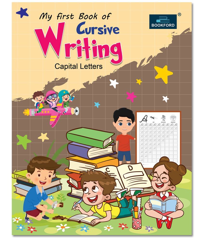     			My First Book Of Cursive Writing - Capital Letter Books For Kids