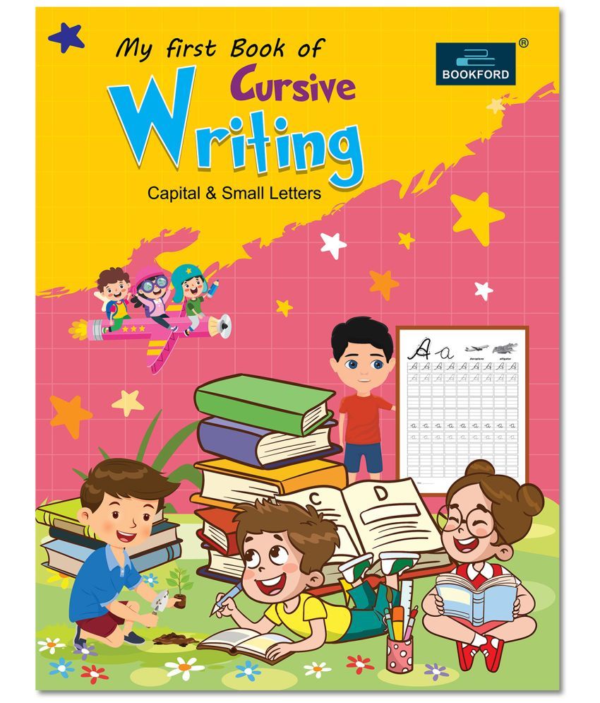     			My First Book Of Cursive Writing - Capital & Small Letter Books For Kids