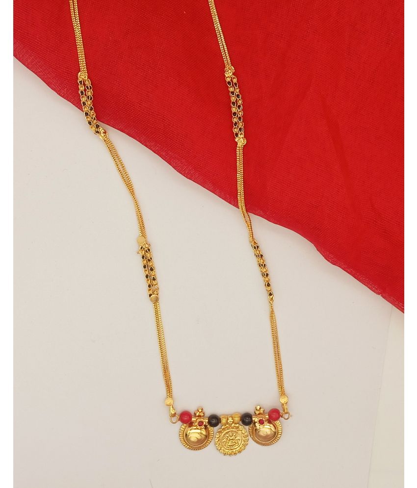     			RANEM Golden Mangalsutra ( Pack of 1 )