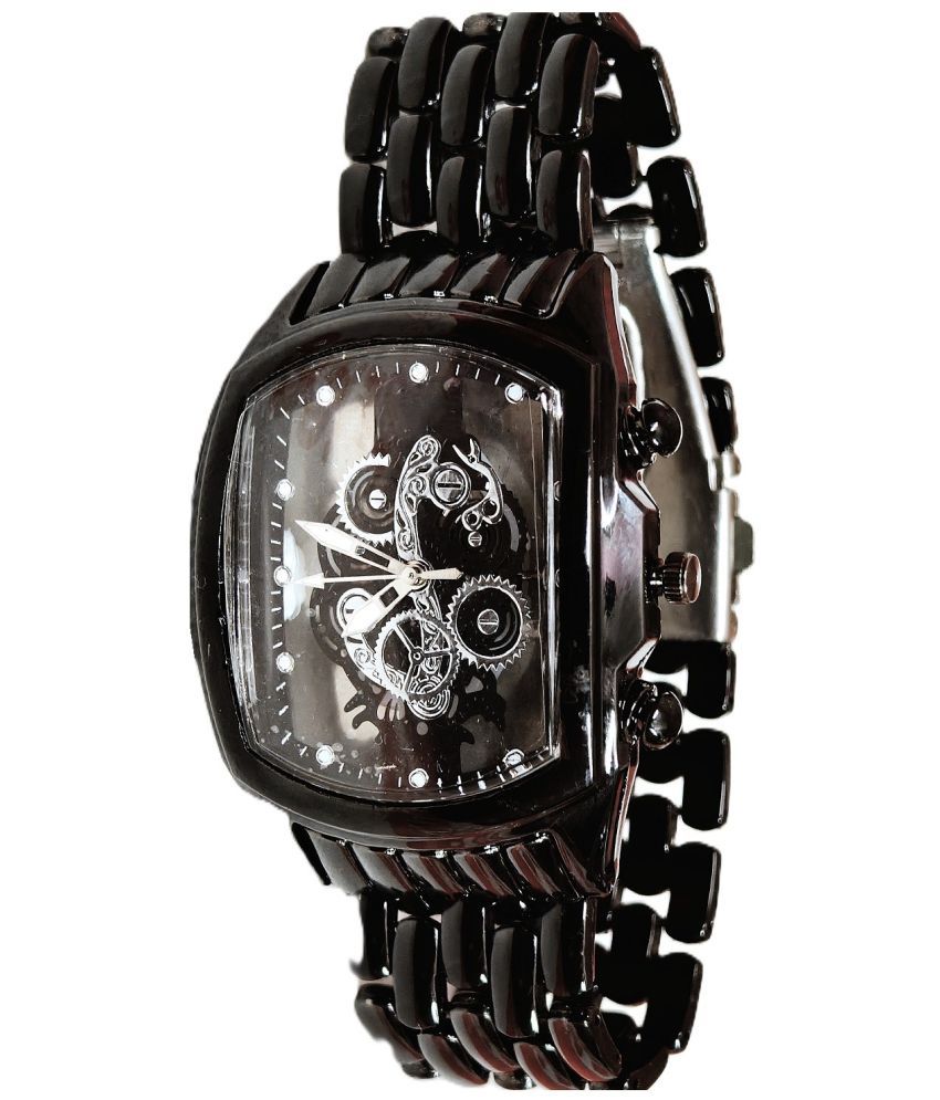     			Renaissance Traders Black Metal Analog Men's Watch