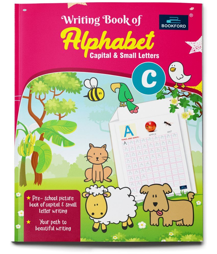     			Writing Book Of Alphabet Capital & Small Letter For Kids - Part C