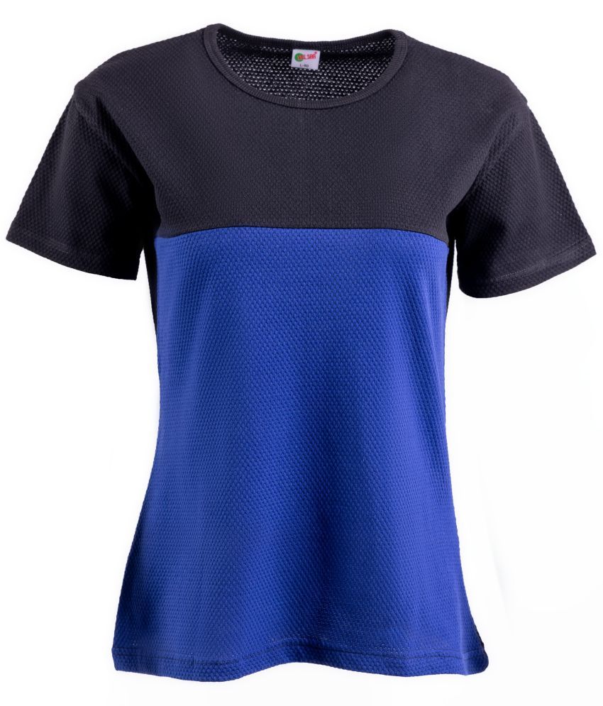     			VEE SAA Pack of 1 Cotton Women's T-Shirt ( BLUE )