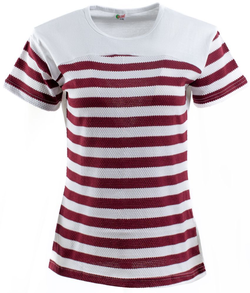     			VEE SAA Pack of 1 Cotton Women's T-Shirt ( MAROON )