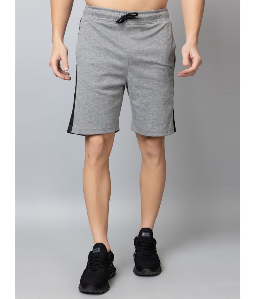     			Club York Light Grey Polyester Men's Shorts ( Pack of 1 )