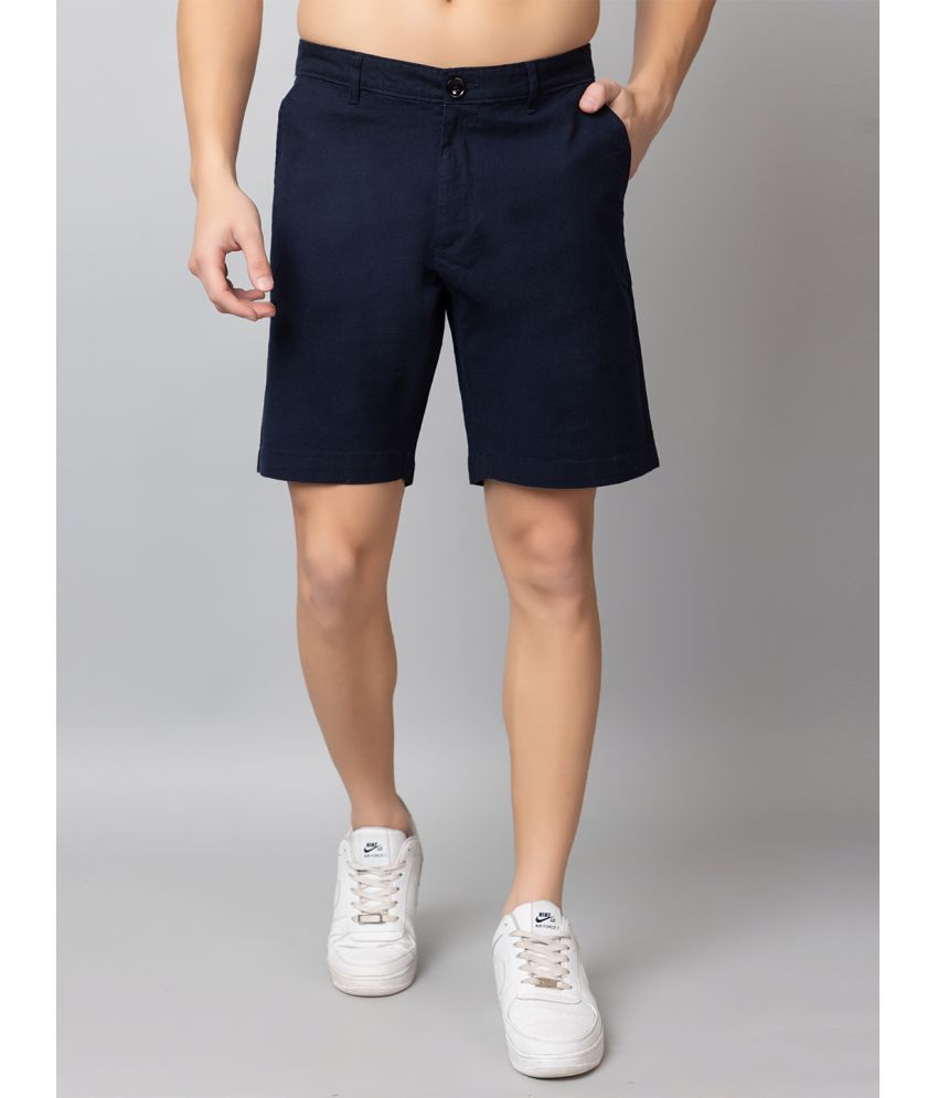     			Club York Navy Cotton Blend Men's Shorts ( Pack of 1 )