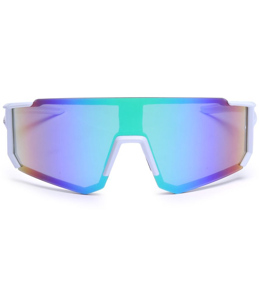     			Hexxa UV Protected Blue Riding Goggles ( Pack of 1 )