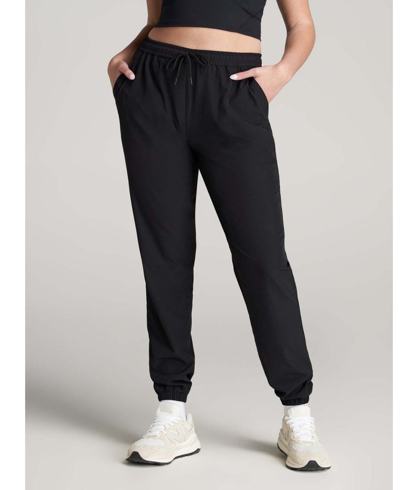     			MAYKR Pack of 1 Polyester Regular Women's Joggers ( Black )