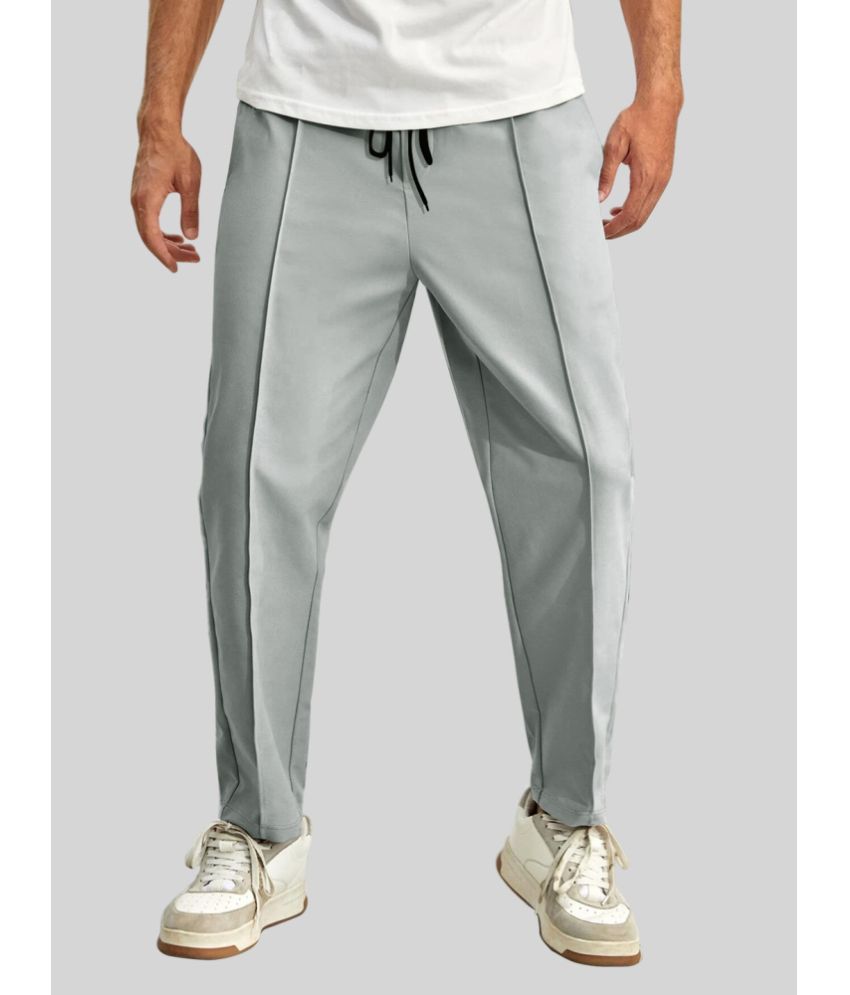     			Eyebogler Grey Polyester Blend Men's Trackpants ( Pack of 1 )