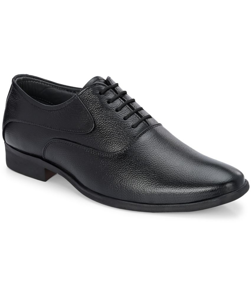     			Leeport Black Men's Oxford Formal Shoes