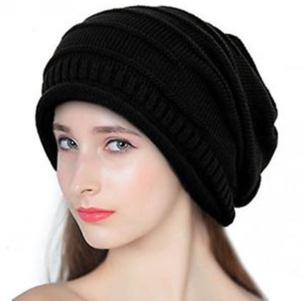     			Alamos Black Woollen Women's Cap ( Pack of 1 )