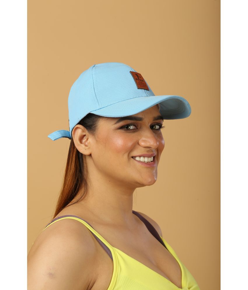     			Alamos Blue cotton Women's Cap ( Pack of 1 )