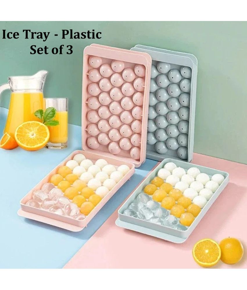     			Stysol Lolipop Ice Tray Peach 3 Pcs