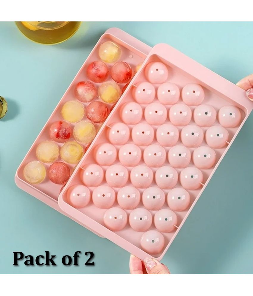     			Stysol Pink Ice Tray Peach 2 Pcs