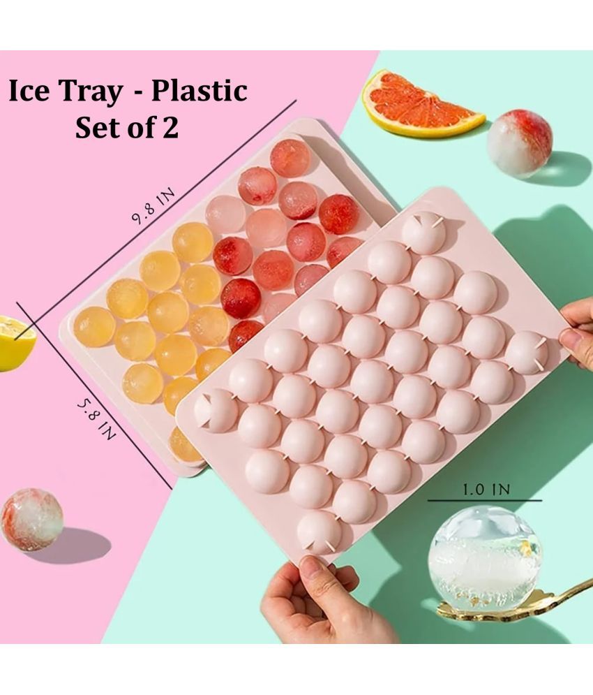     			Stysol Pink Ice Tray Pink 2 Pcs