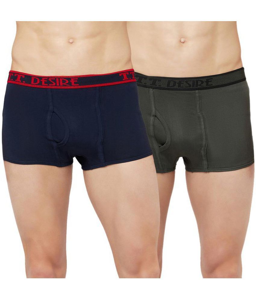     			TT Pack of 2 Cotton Trunks For Men's ( Multicolor4 )