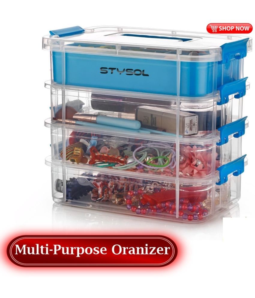     			Stysol Multi-Purpose Box  Plastic Multicolor Multi-Purpose Container ( Set of 1 )