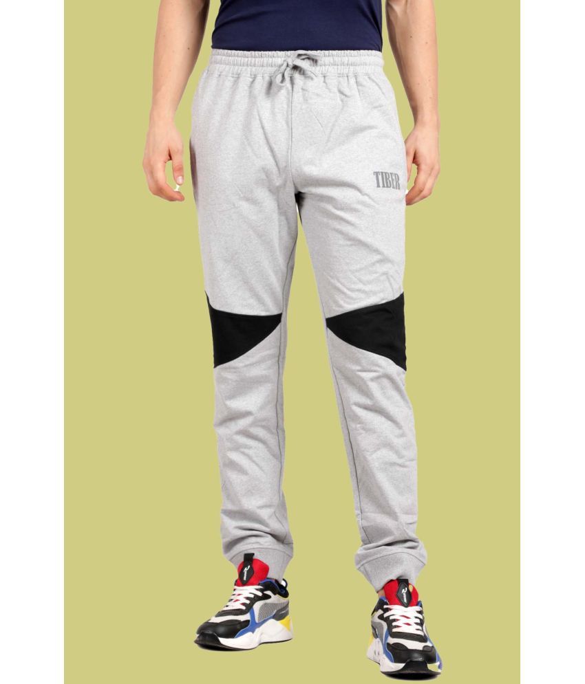     			TiberFashion White Cotton Men's Joggers ( Pack of 1 )