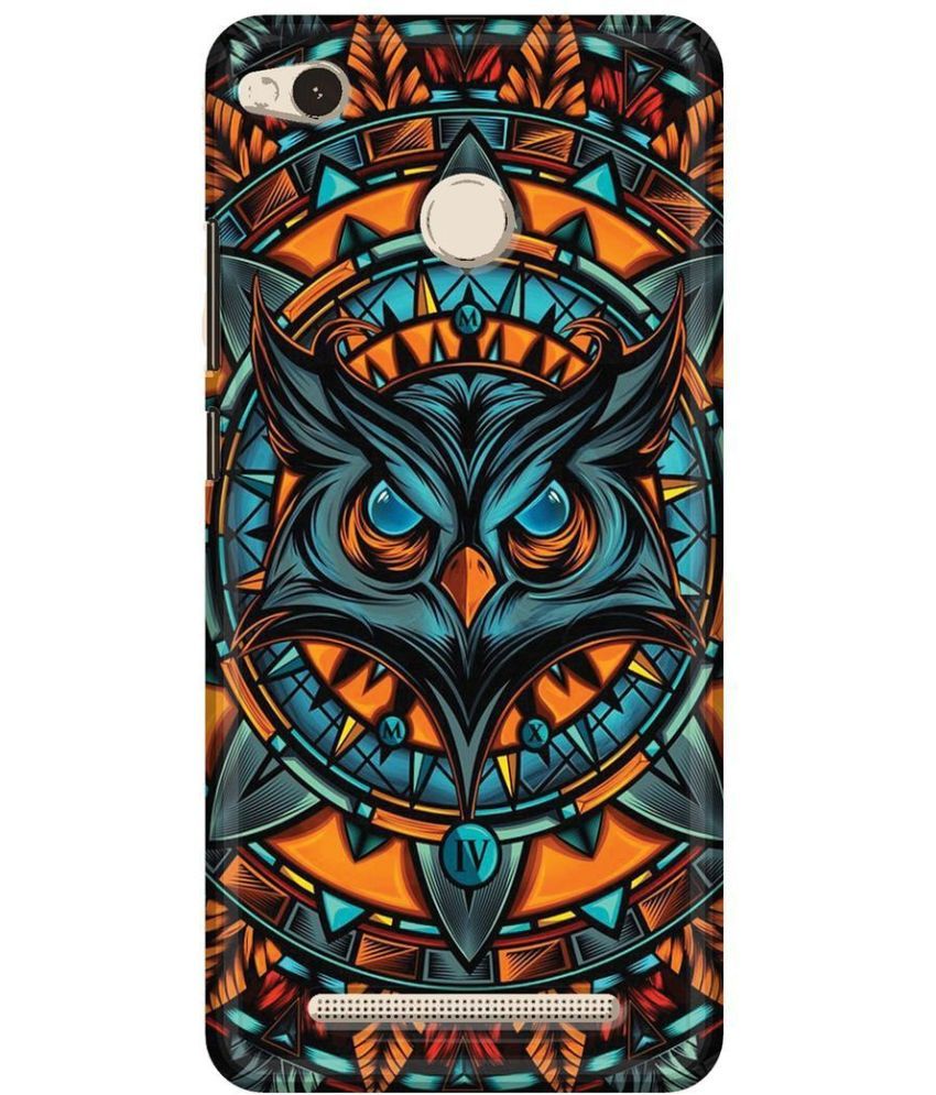     			hello case Multicolor Printed Back Cover Silicon Compatible For Mi Redmi 3S Prime ( Pack of 1 )