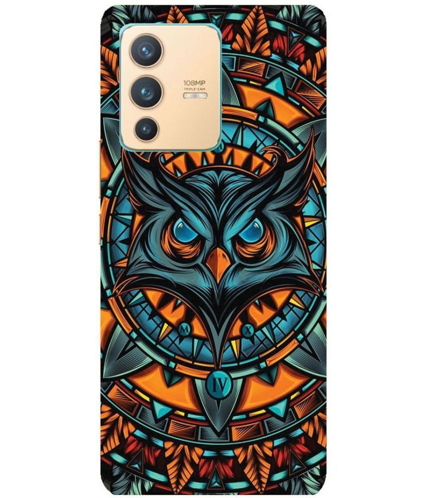     			hello case Multicolor Printed Back Cover Silicon Compatible For Vivo V23 Pro 5G ( Pack of 1 )