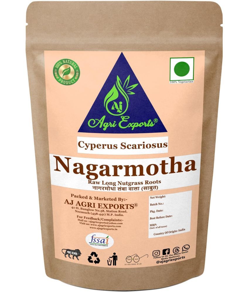     			AJ AGRI EXPORTS Nagarmotha Long Roots - Nagarmotha Lamba Wala - Nutgrass 200 gm