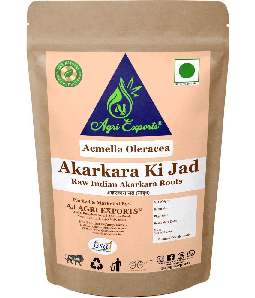     			AJ AGRI EXPORTS Akarkara Roots - Akarkara Roots - Acmella Oleracea 200 gm