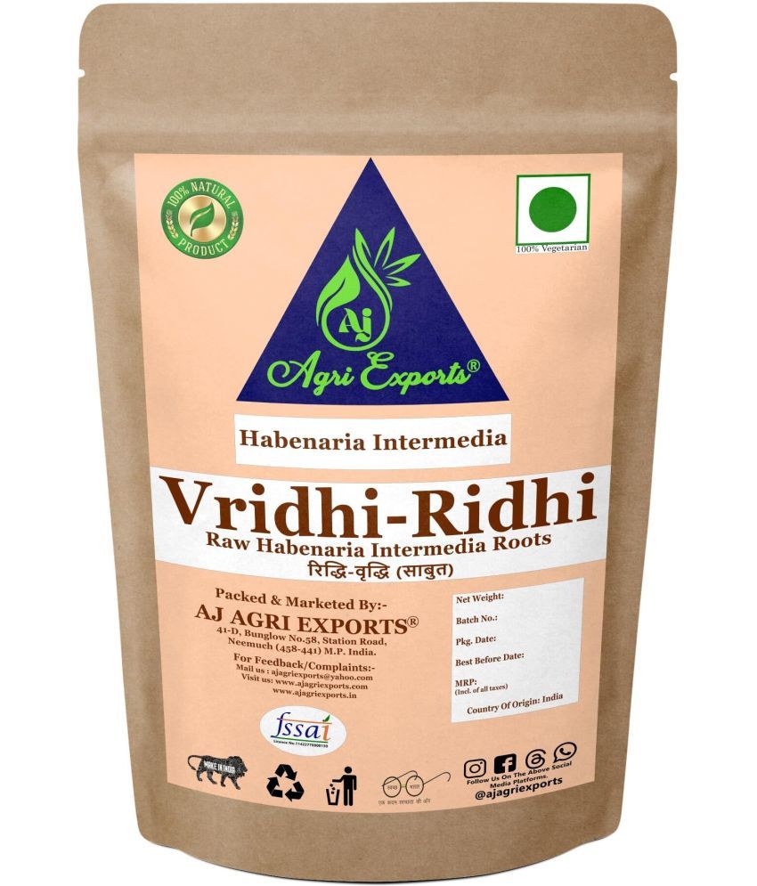     			AJ AGRI EXPORTS Ridhi Vridhi Herb - Ridhi Vridhi Jadibuti - Habenaria Intermedia 50 gm