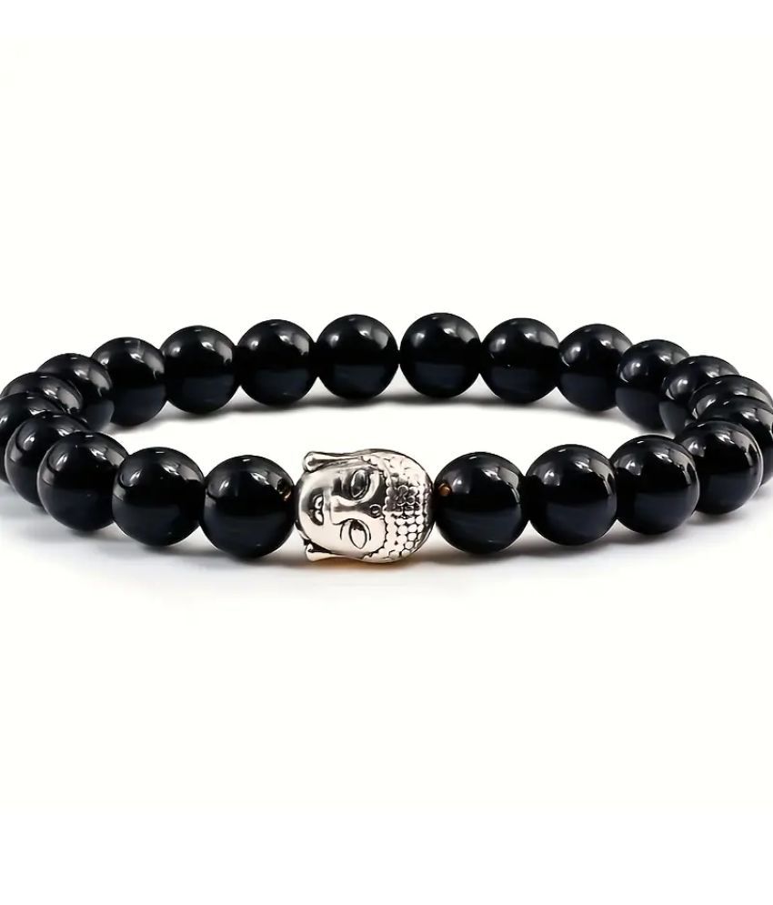     			AdvaitEtp Black Bracelet ( Pack of 1 )