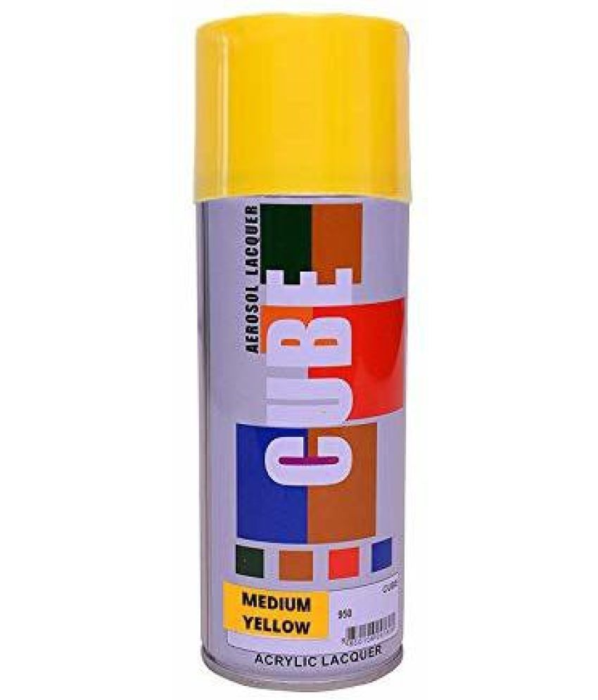     			Golden Fox Yellow Spray Paint 400 ml (Pack of 1)