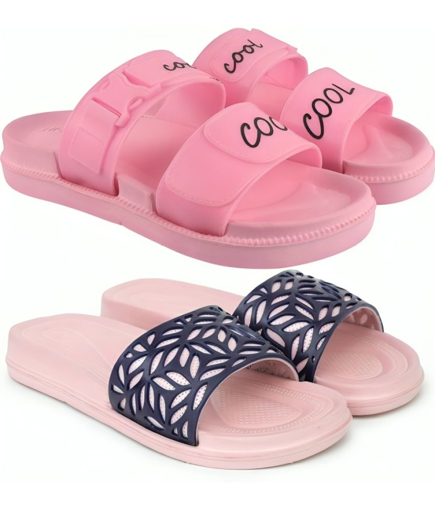     			Heliz Amiro Pink Women's Slide Flip Flop