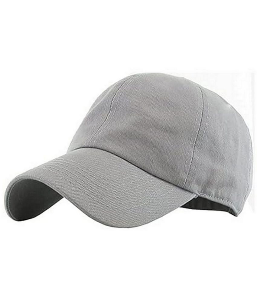     			Infispace Light Grey Cotton Blend Women's Cap ( Pack of 1 )