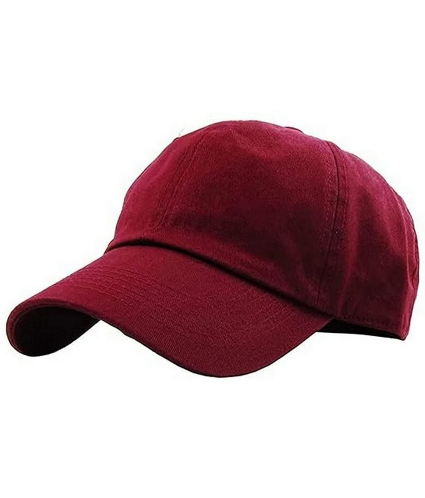     			Infispace Pack of 1 Cotton Men's Cap ( Maroon )