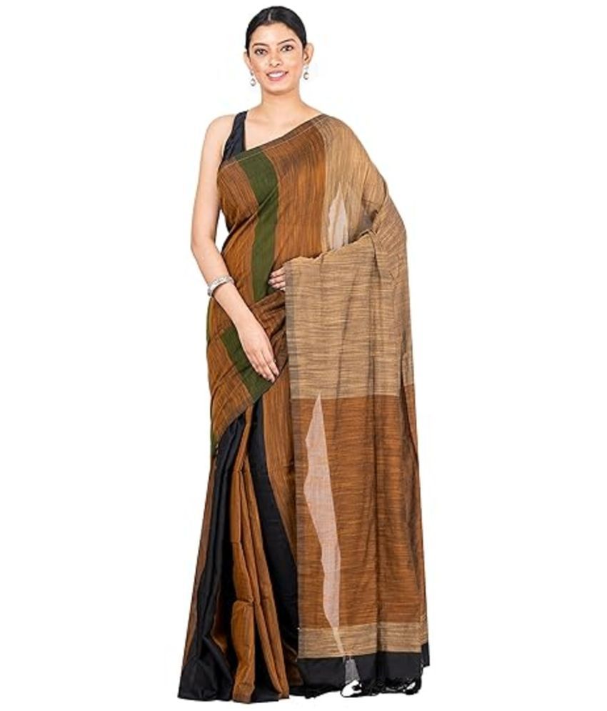     			KAMANA TEXTILE QUALITY FASHION Cotton Colorblock Saree With Blouse Piece ( Multicolor1 , Pack of 1 )