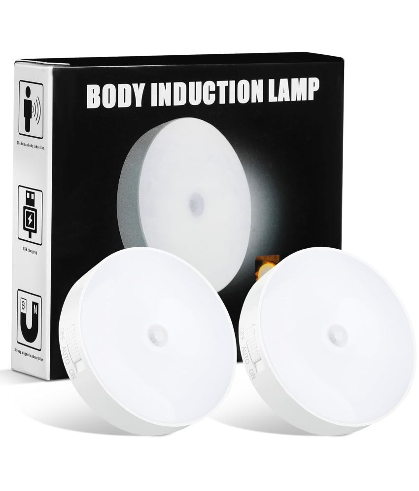     			Vaxtore Motion Sensor Light White - Pack of 2