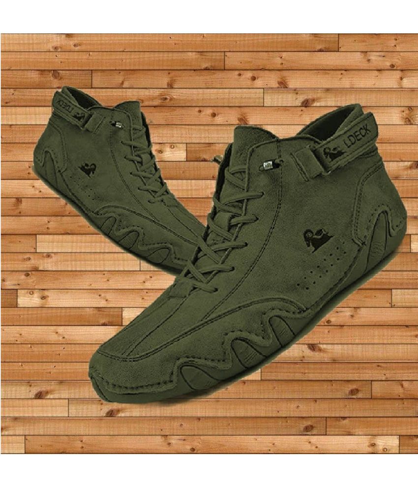     			freaks Green Men's Lifestyle Shoes